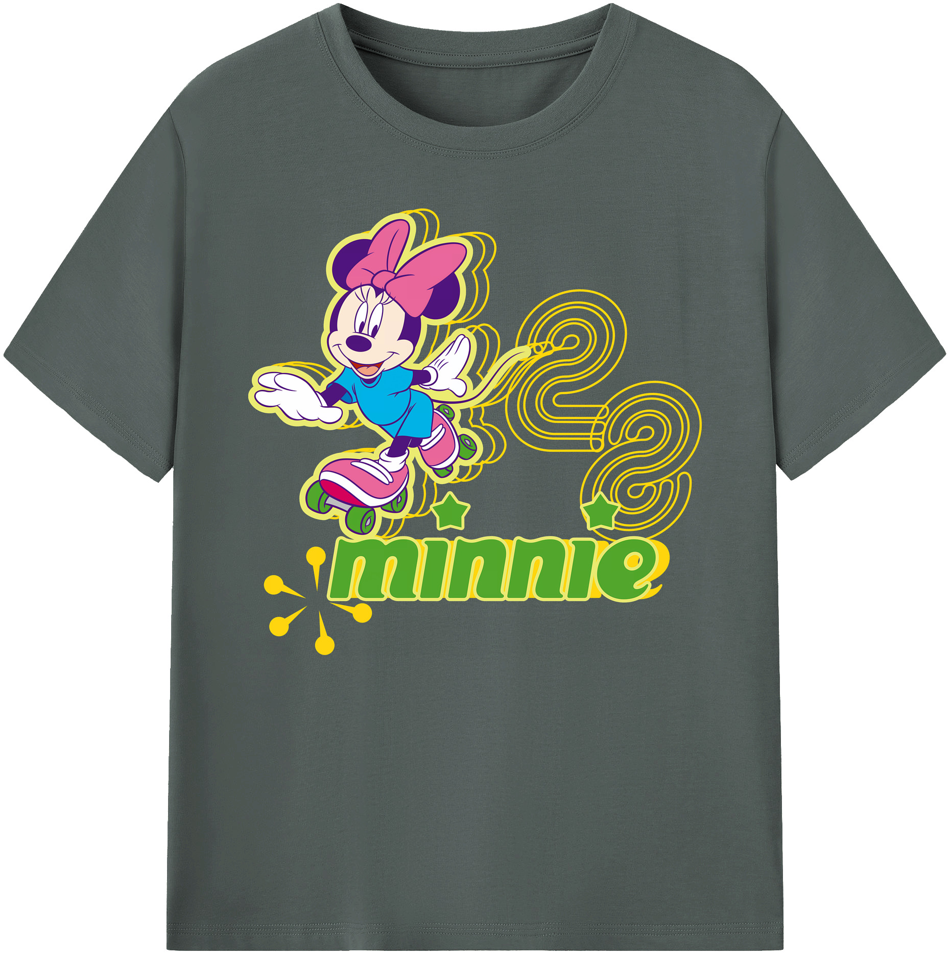 ミッキーマウス Mickey Mouse 綿100％ メンズ半袖Tシャツ｜肌触りやわらか＆通気性